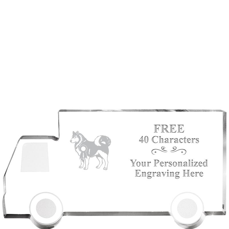 5" 4 WHEELER TRUCK ACRYLIC