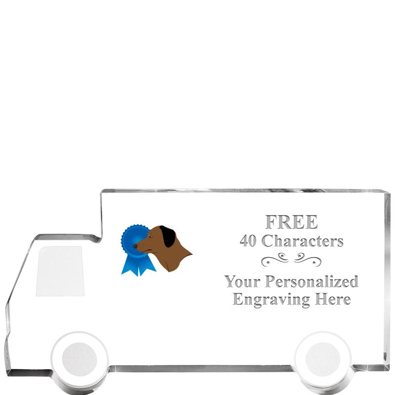 5" 4 WHEELER TRUCK ACRYLIC