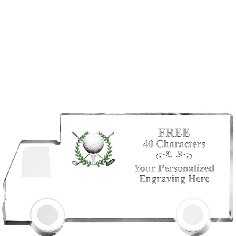 5" 4 WHEELER TRUCK ACRYLIC