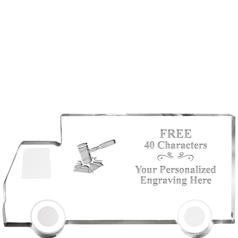 5" 4 WHEELER TRUCK ACRYLIC