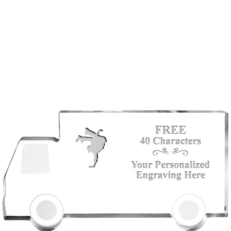 5" 4 WHEELER TRUCK ACRYLIC