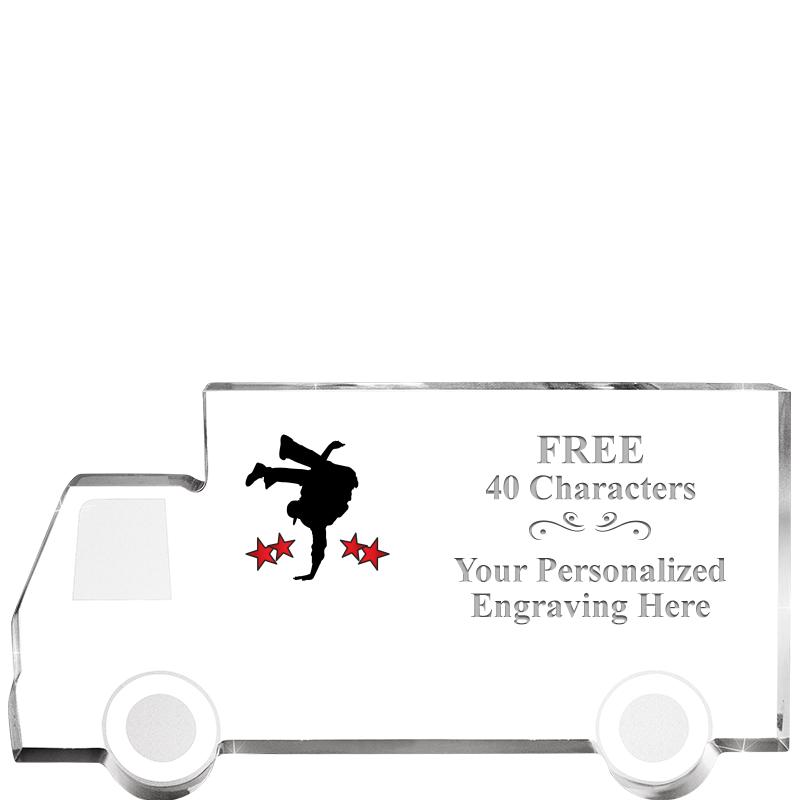 5" 4 WHEELER TRUCK ACRYLIC