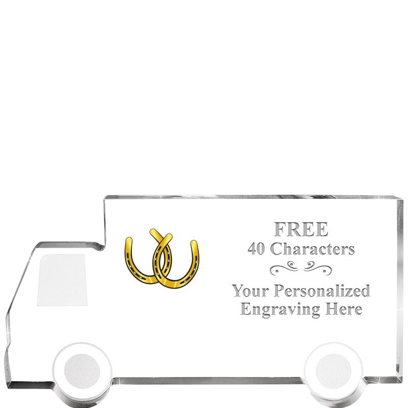 5" 4 WHEELER TRUCK ACRYLIC