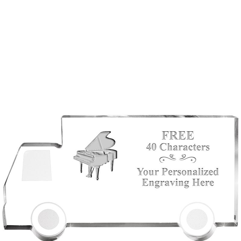 5" 4 WHEELER TRUCK ACRYLIC