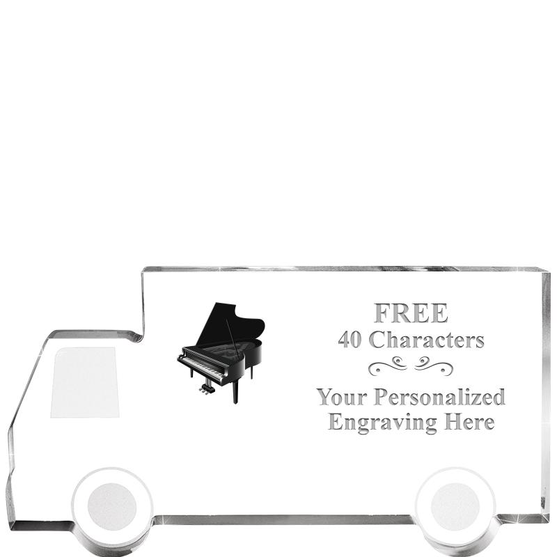 5" 4 WHEELER TRUCK ACRYLIC