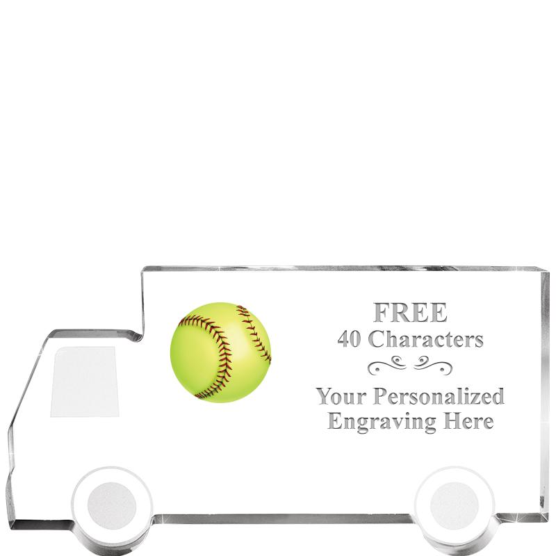 5" 4 WHEELER TRUCK ACRYLIC