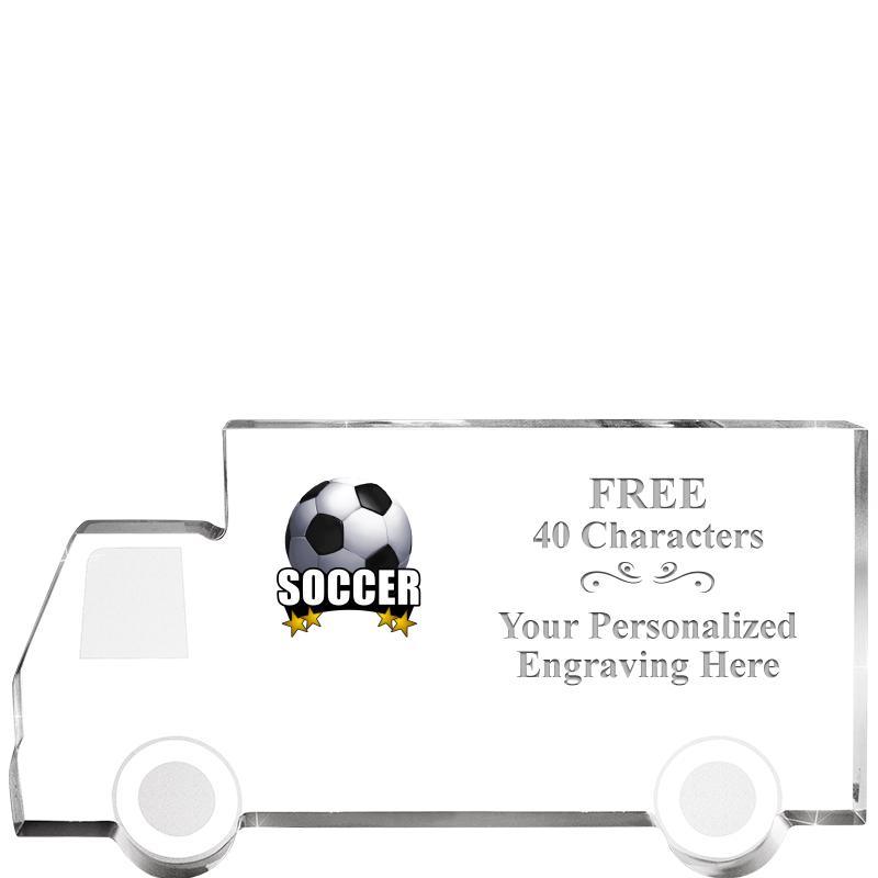 5" 4 WHEELER TRUCK ACRYLIC