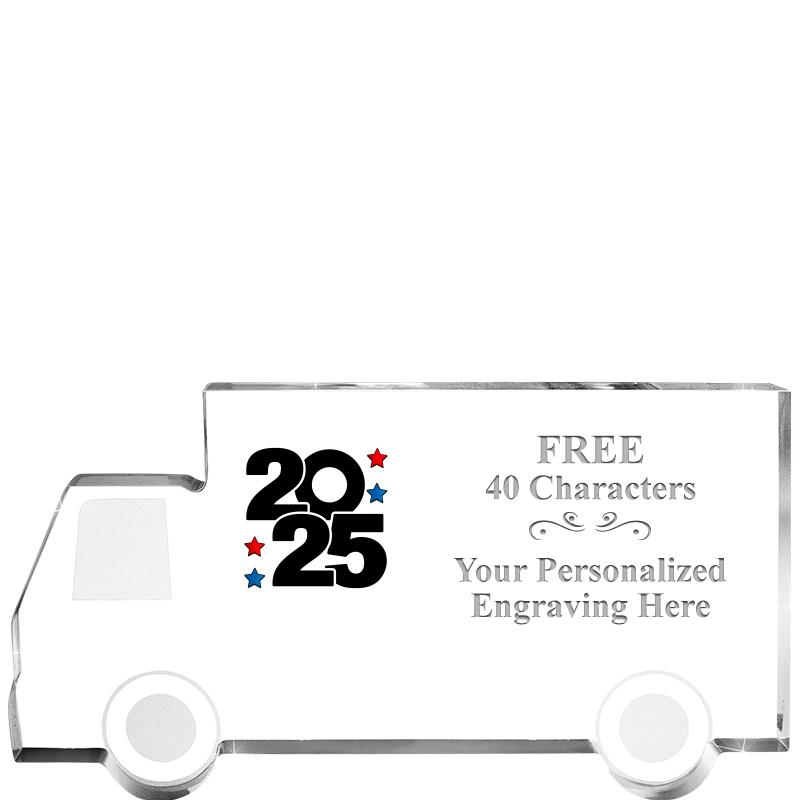 5" 4 WHEELER TRUCK ACRYLIC