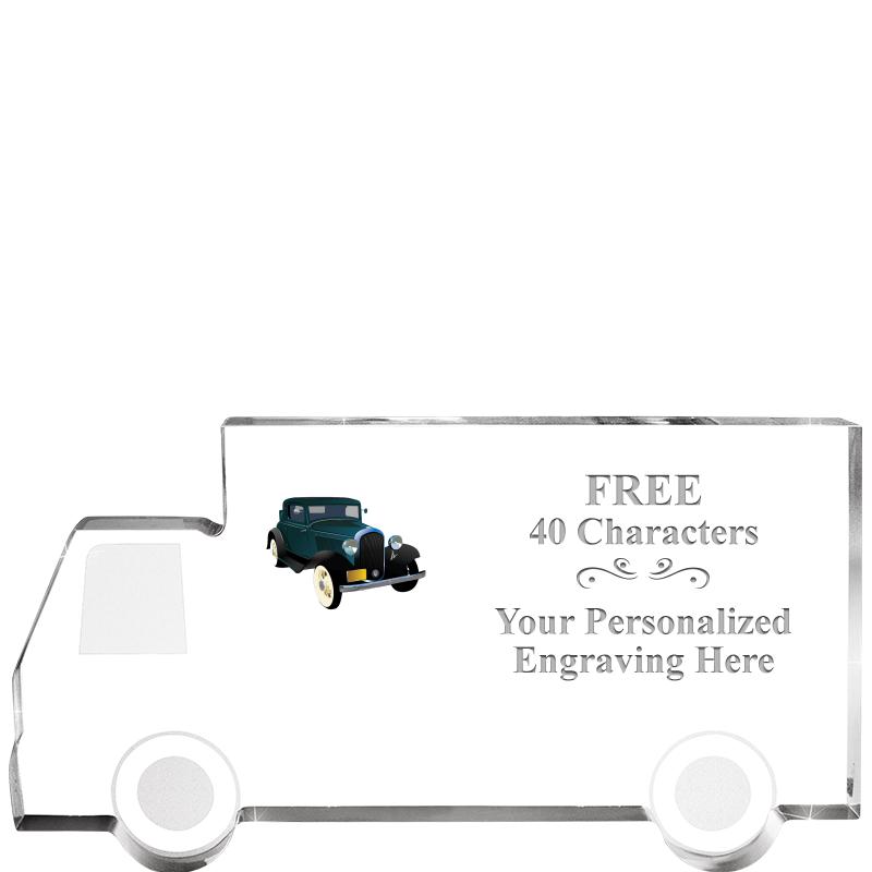 5" 4 WHEELER TRUCK ACRYLIC