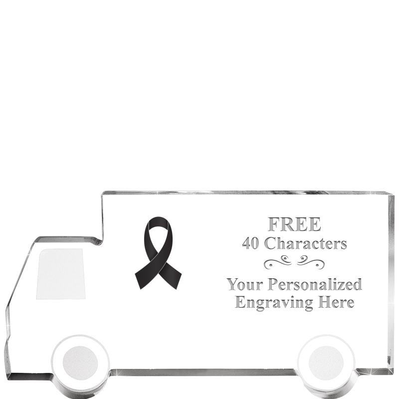 5" 4 WHEELER TRUCK ACRYLIC