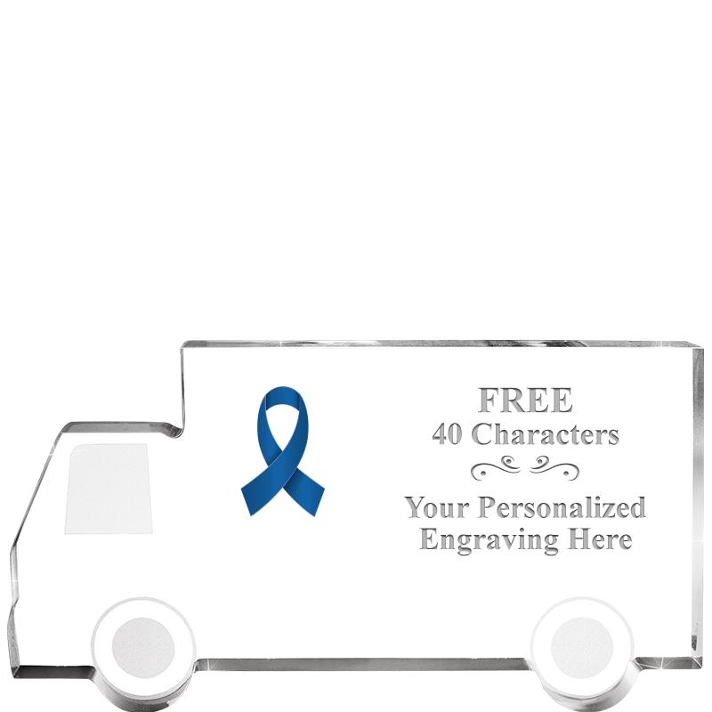 5" 4 WHEELER TRUCK ACRYLIC