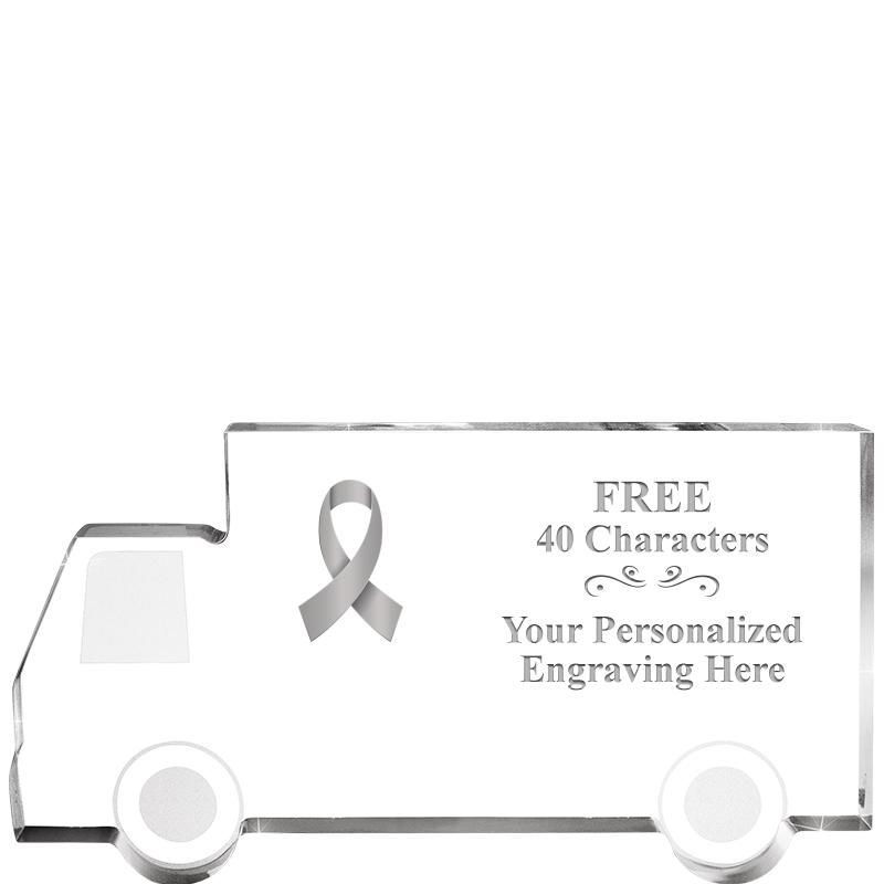 5" 4 WHEELER TRUCK ACRYLIC