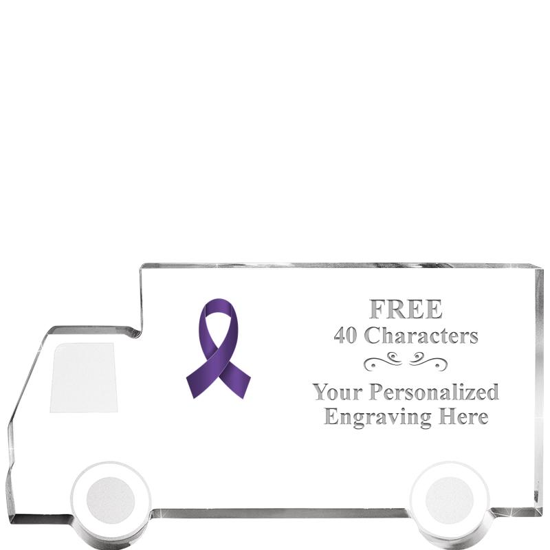 5" 4 WHEELER TRUCK ACRYLIC