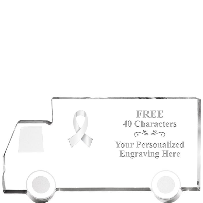 5" 4 WHEELER TRUCK ACRYLIC