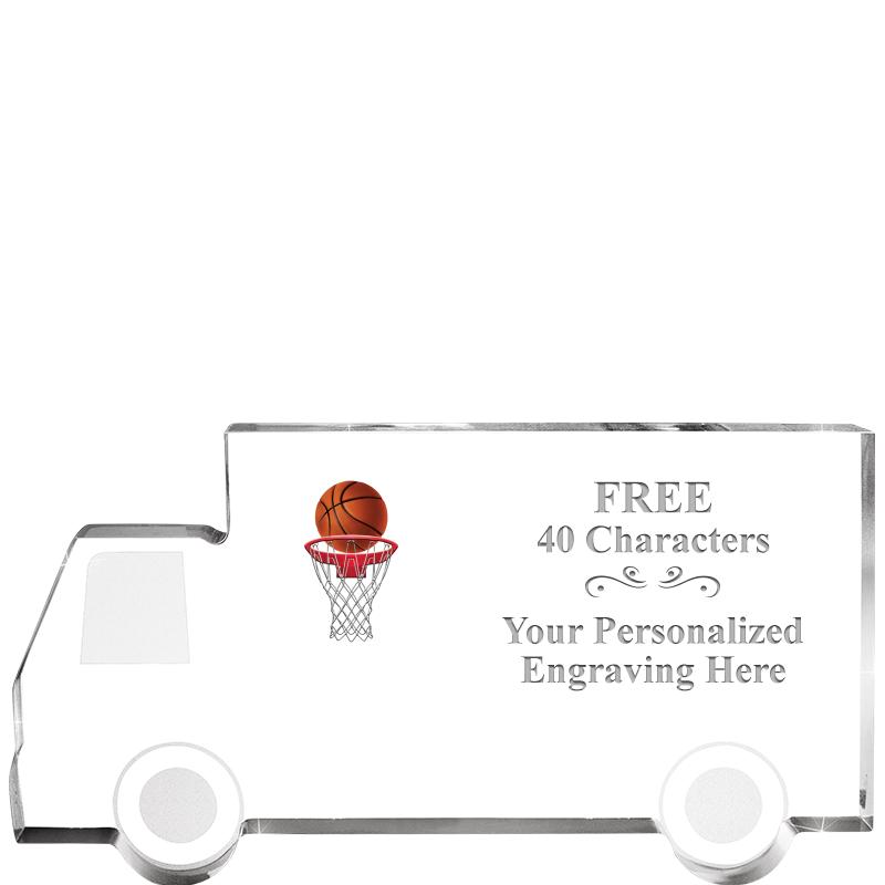 5" 4 WHEELER TRUCK ACRYLIC