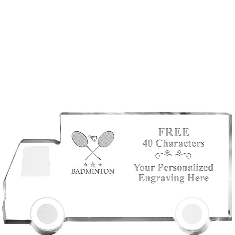 5" 4 WHEELER TRUCK ACRYLIC