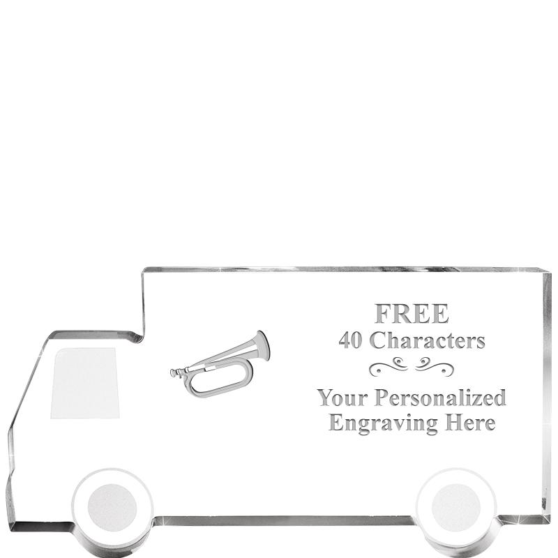 5" 4 WHEELER TRUCK ACRYLIC