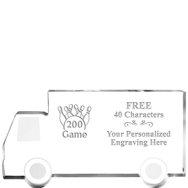 5" 4 WHEELER TRUCK ACRYLIC