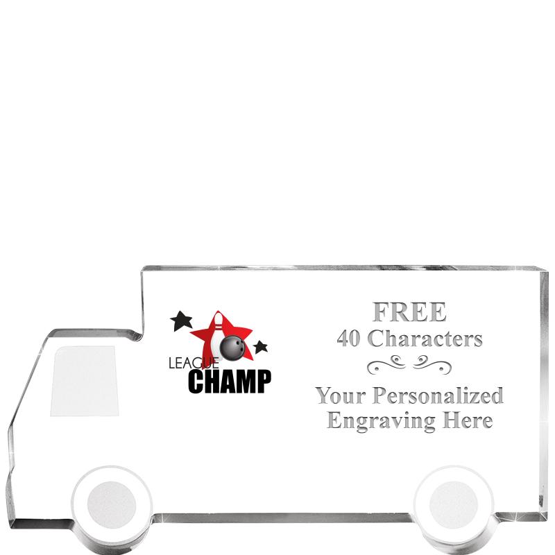 5" 4 WHEELER TRUCK ACRYLIC