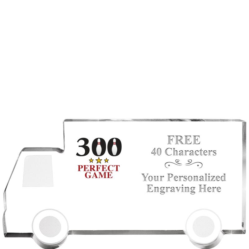 5" 4 WHEELER TRUCK ACRYLIC