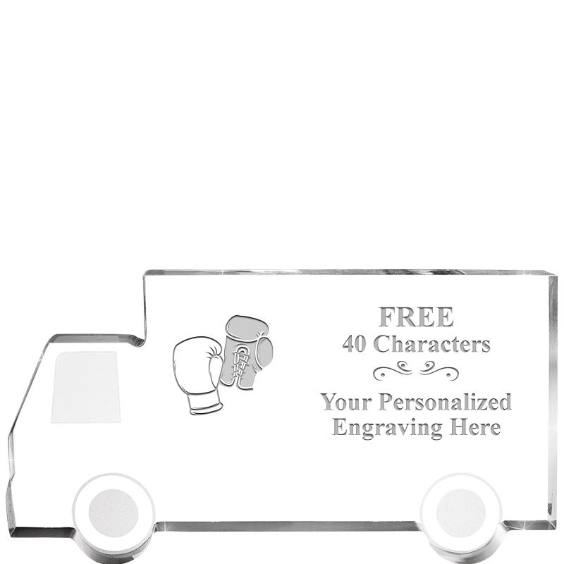 5" 4 WHEELER TRUCK ACRYLIC