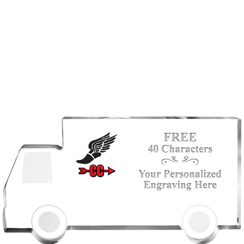 5" 4 WHEELER TRUCK ACRYLIC