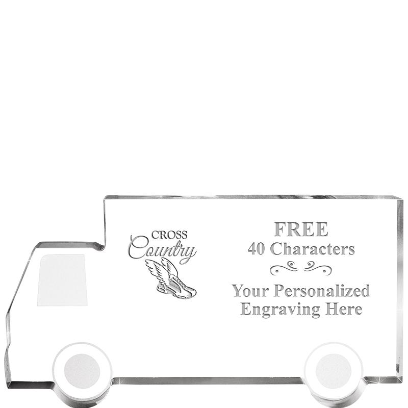 5" 4 WHEELER TRUCK ACRYLIC