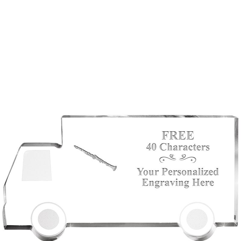 5" 4 WHEELER TRUCK ACRYLIC