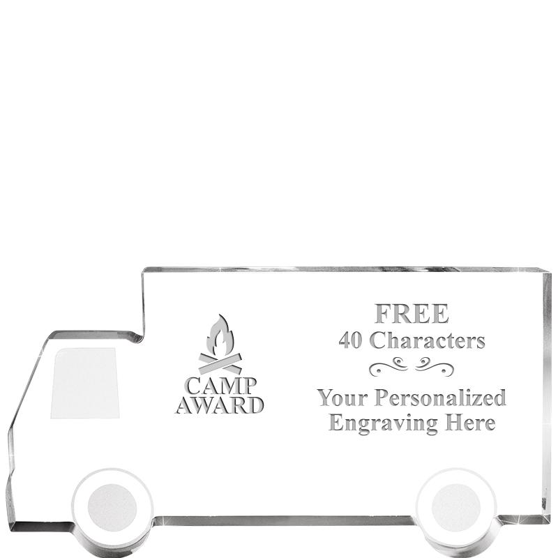 5" 4 WHEELER TRUCK ACRYLIC