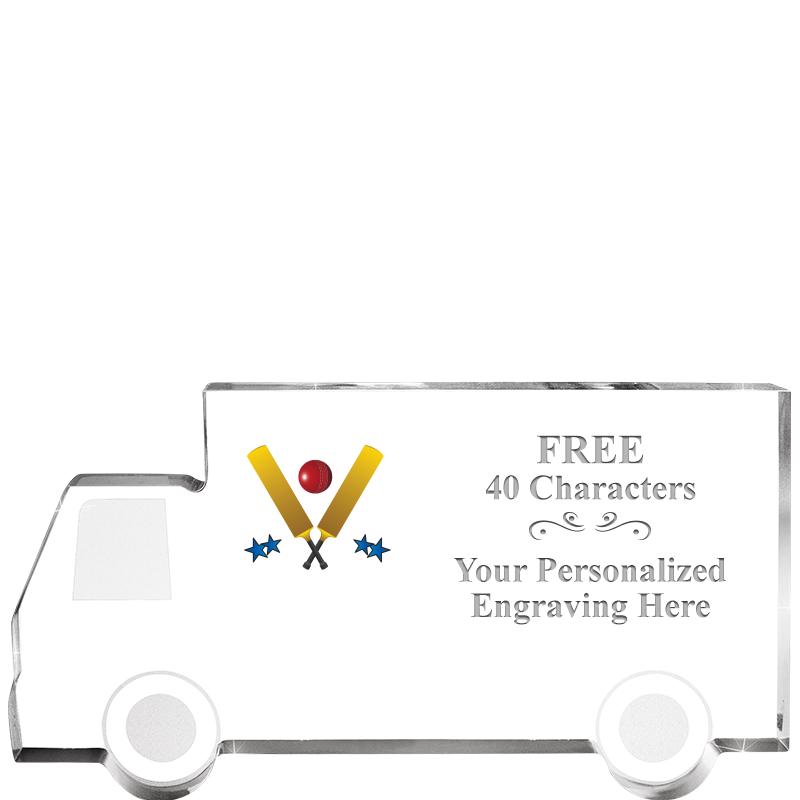 5" 4 WHEELER TRUCK ACRYLIC