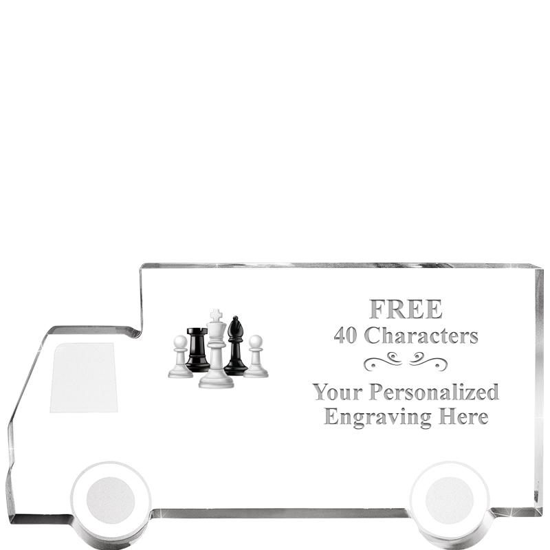 5" 4 WHEELER TRUCK ACRYLIC