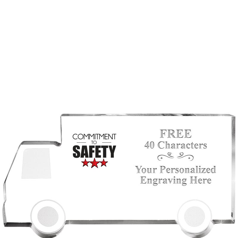 5" 4 WHEELER TRUCK ACRYLIC