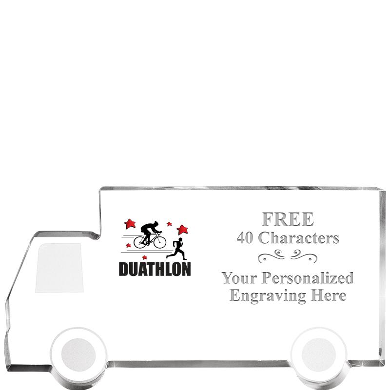 5" 4 WHEELER TRUCK ACRYLIC