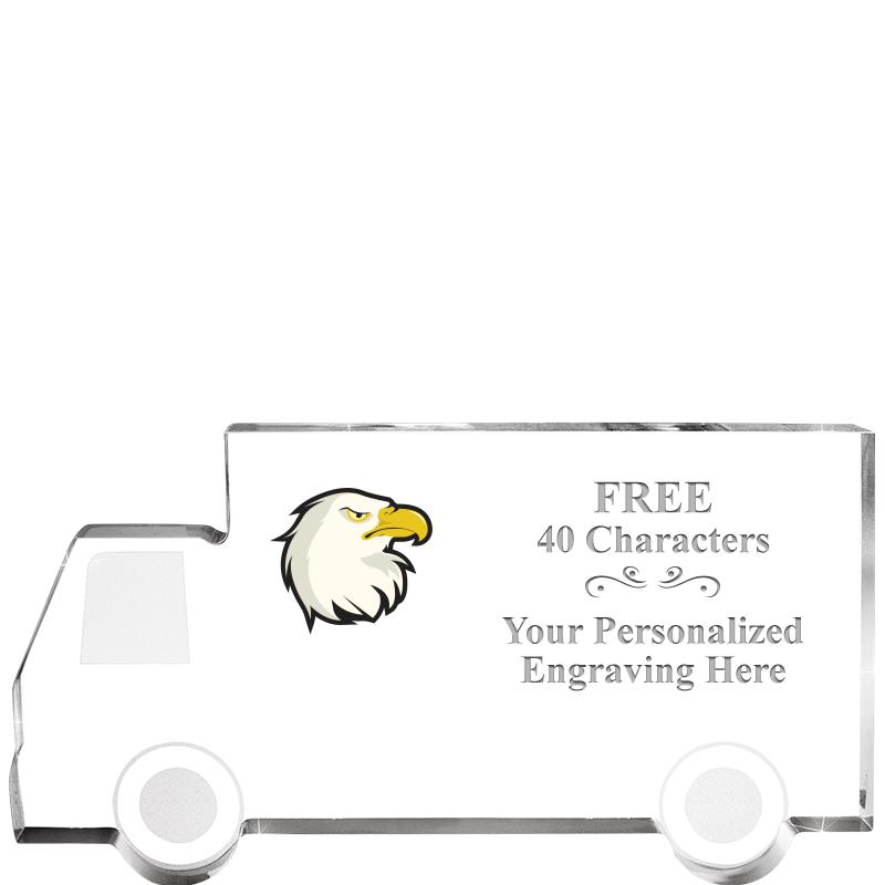 5" 4 WHEELER TRUCK ACRYLIC