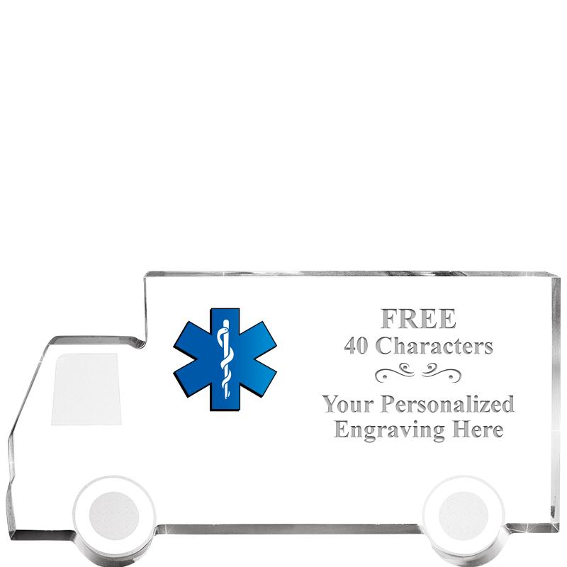 5" 4 WHEELER TRUCK ACRYLIC