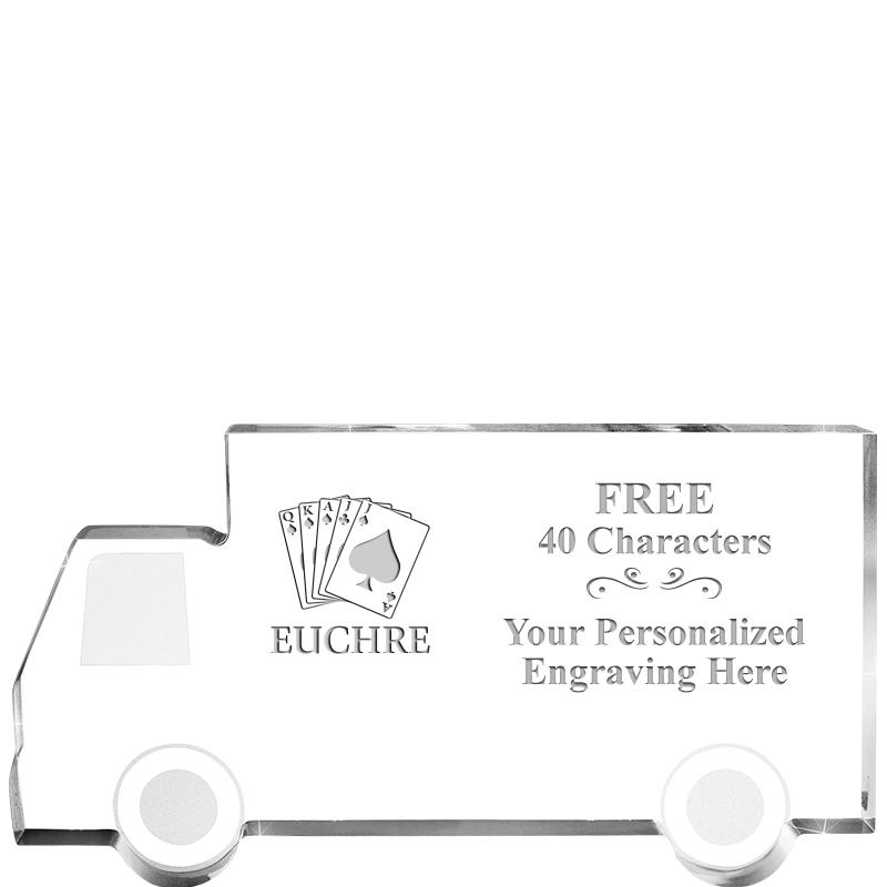 5" 4 WHEELER TRUCK ACRYLIC