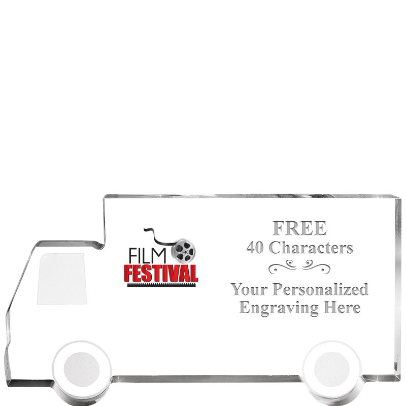 5" 4 WHEELER TRUCK ACRYLIC