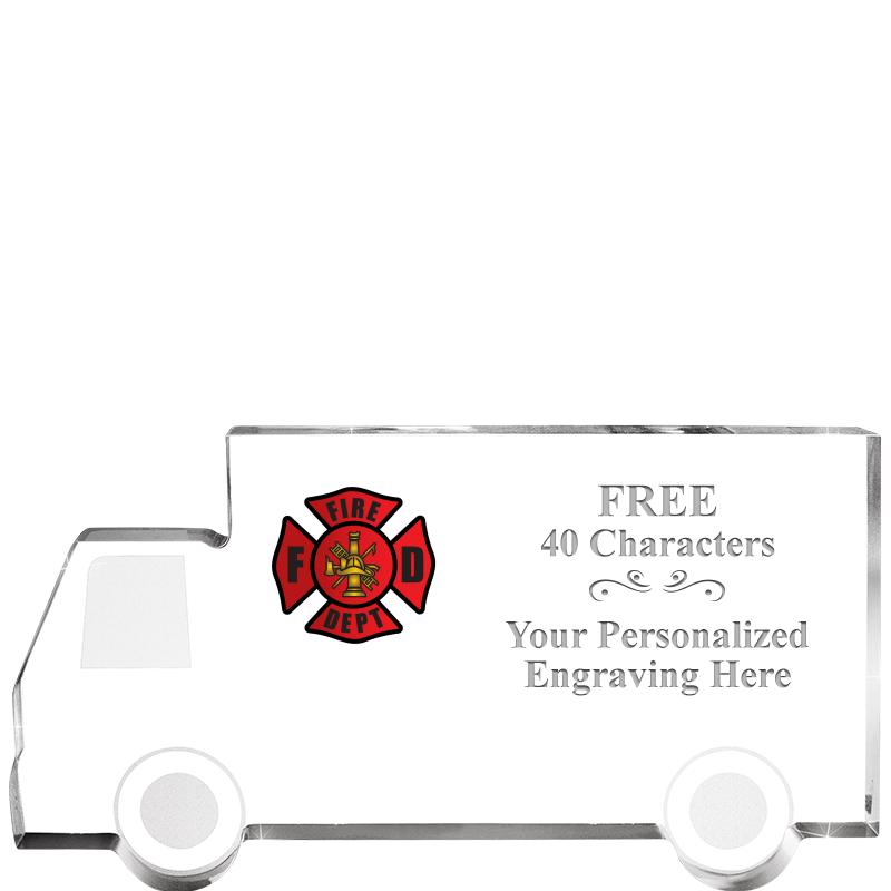 5" 4 WHEELER TRUCK ACRYLIC