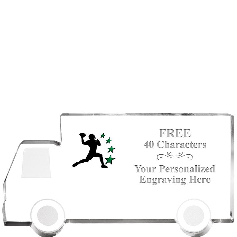 5" 4 WHEELER TRUCK ACRYLIC