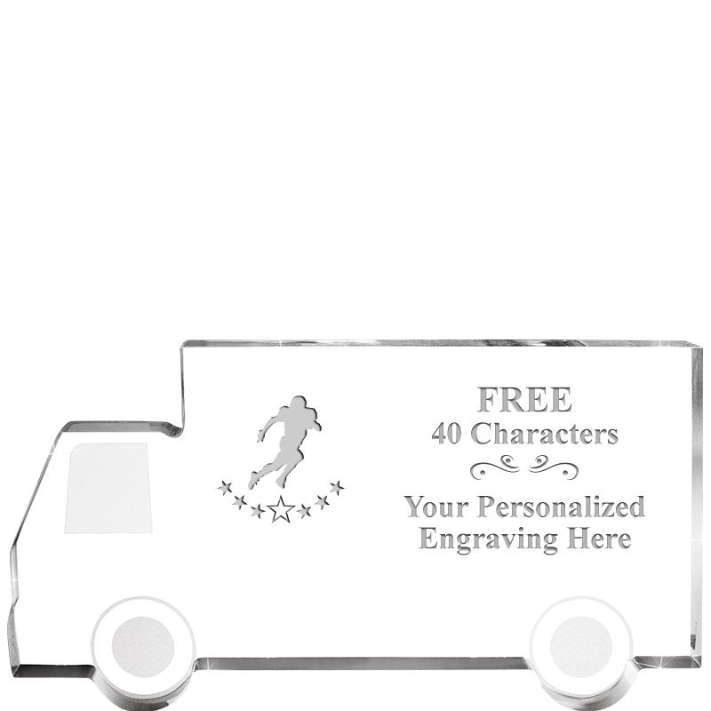 5" 4 WHEELER TRUCK ACRYLIC