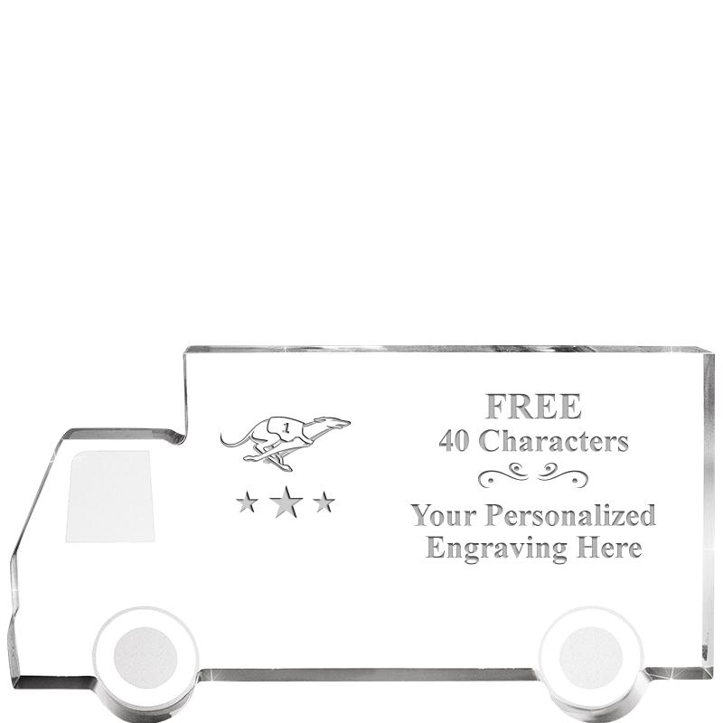 5" 4 WHEELER TRUCK ACRYLIC