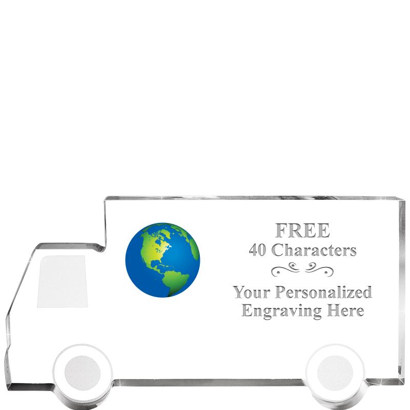 5" 4 WHEELER TRUCK ACRYLIC