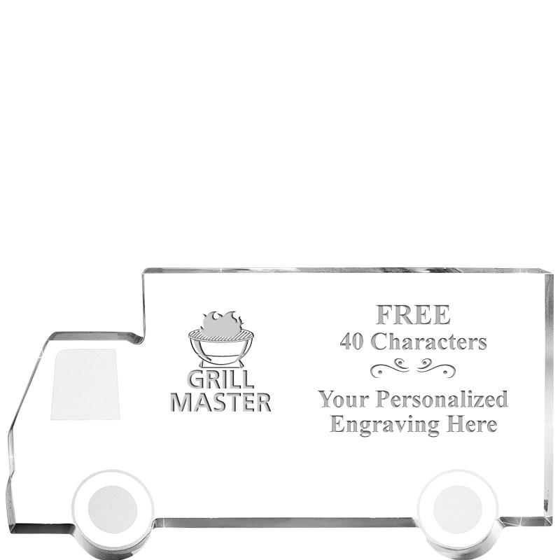 5" 4 WHEELER TRUCK ACRYLIC