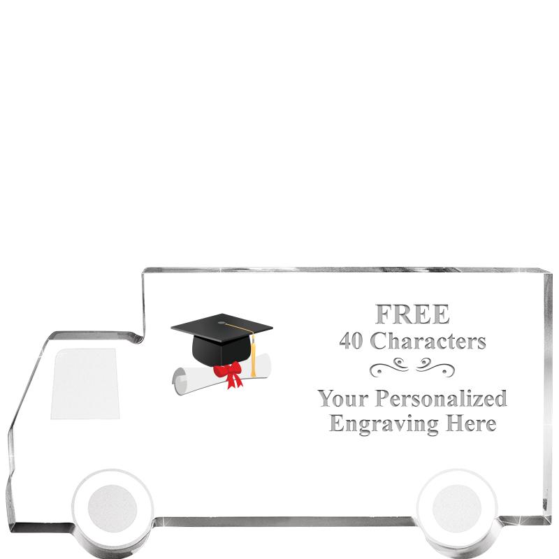 5" 4 WHEELER TRUCK ACRYLIC