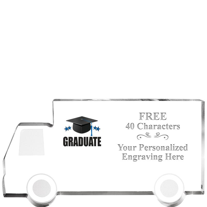 5" 4 WHEELER TRUCK ACRYLIC