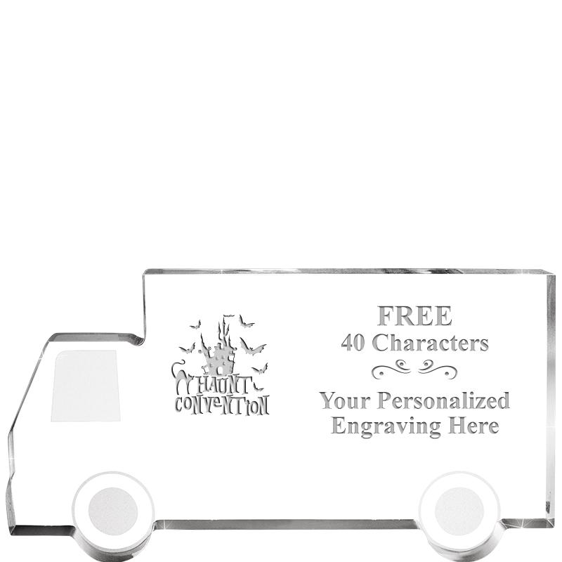 5" 4 WHEELER TRUCK ACRYLIC