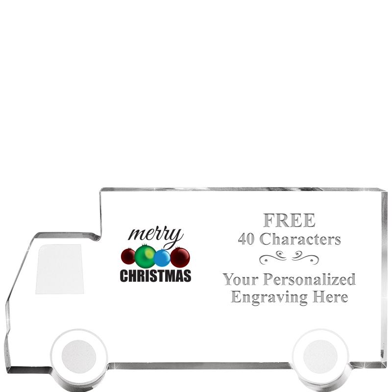 5" 4 WHEELER TRUCK ACRYLIC