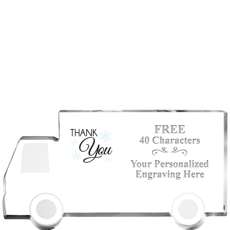 5" 4 WHEELER TRUCK ACRYLIC