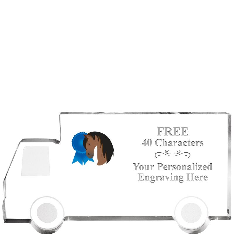 5" 4 WHEELER TRUCK ACRYLIC