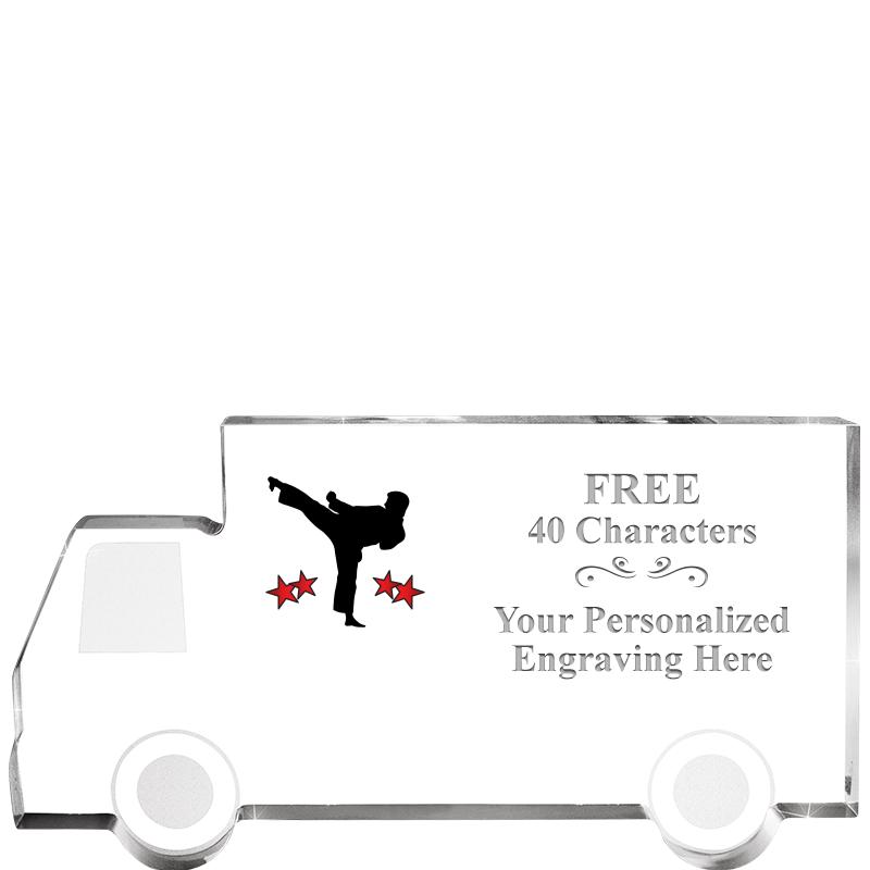 5" 4 WHEELER TRUCK ACRYLIC